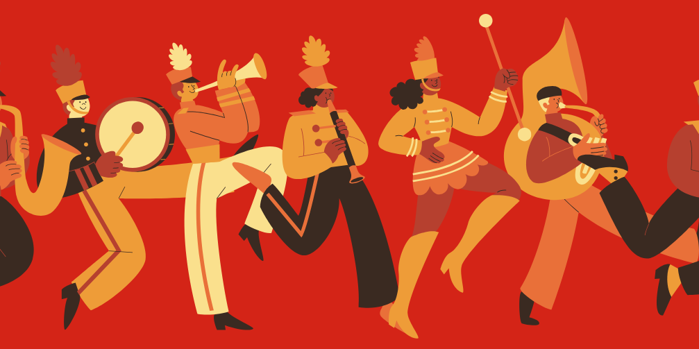 Bilde/illustrasjon om Breim og Sandane Skulekorps